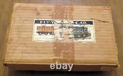 SAKAI Fly Wheel Car Pre-War Japan Very Rare Vintage Windup Train Tracks Box