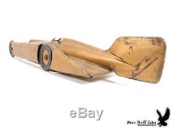 SCARCE Vintage Kingsbury Golden Arrow Land Speed Record Tin Wind-Up Toy Car