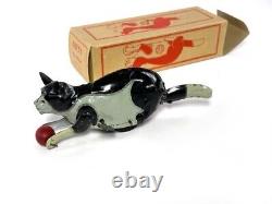 S. Gunthermann Nifty Toys Tin Lithographed Windup No. 572-A Playing Cat in Box