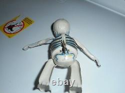 Sam Strolling Skeleton Wind Up Walking Tin Toy Mikuni Japan Cute Halloween Decor