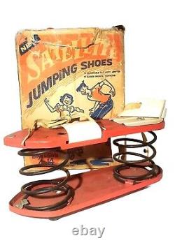 Satellite Jumping Shoes 1950s Vintage Toy With Original Box