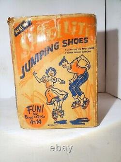 Satellite Jumping Shoes 1950s Vintage Toy With Original Box