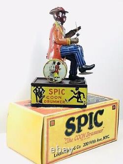 Scarce Vintage Marx, SPIC The Coon Drummer with Box