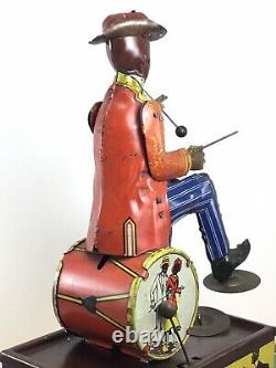 Scarce Vintage Marx, SPIC The Coon Drummer with Box