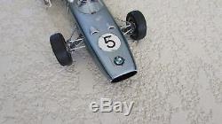 Schuco 1072 vintage BMW Formula 2 race car made W Germany open wheel toy wind up