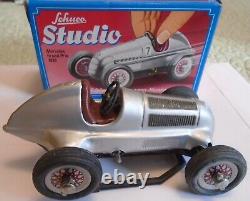 Schuco Studio 1936 Mercedes Grand Prix Wind up Car in Box 1050