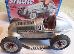 Schuco Studio 1936 Mercedes Grand Prix Wind up Car in Box 1050