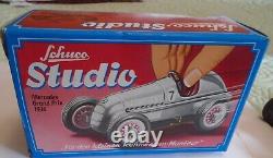 Schuco Studio 1936 Mercedes Grand Prix Wind up Car in Box 1050