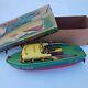 Sea Queen With Siren Old Vintage Antique Decorative Collectible Tin Toy Japan