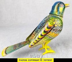 Singing Bird mechanical wind-up toy Kohler Germany. SEE MOVIE