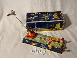 Sky Rocket Tin Wind Up W Germany 1950s Space Toy K-82