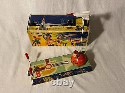 Sky Rocket Tin Wind Up W Germany 1950s Space Toy K-82