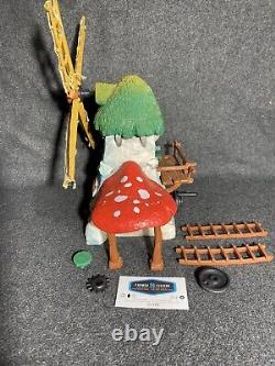 Smurfs Original Windmill with Box and Instructions Vintage 1980s