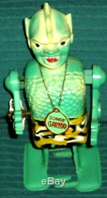 Son of Great Garloo Marx Windup Robot Rare Antique 1960 Toy with Box