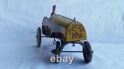 Strauss Krazy Kar, Antique Tin Windup Toy From 1920s