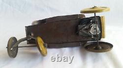 Strauss Krazy Kar, Antique Tin Windup Toy From 1920s