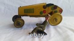 Strauss Krazy Kar, Antique Tin Windup Toy From 1920s