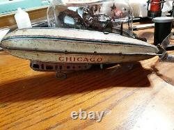 Strauss Zeppelin, Chicago, Vintage Wind-up Toy