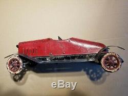 Structo Toys Wind-Up STUTZ BEARCAT ROADSTER NO. 10 1920's