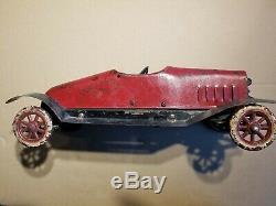 Structo Toys Wind-Up STUTZ BEARCAT ROADSTER NO. 10 1920's