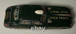 Superb Vintage Dick Tracy Police Car Working Rare Vintage Toy