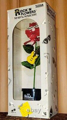 TAKARA 1988 Rock n Flowers Dancing Flower Vintage JAPAN New In Box Bopping Moves