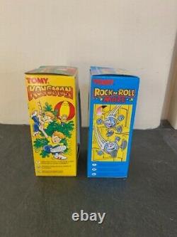 TOMY VINTAGE WIND UP TRAVEL ROCK N' ROLL MAZE and KONGMAN NEW and UNUSED 1992