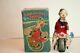 TPS Toys, 1950's Skippy The Tricky Cyclist Windup with Box, Original
