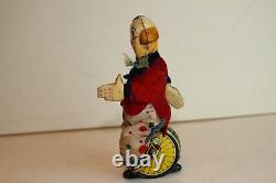 TPS Toys, 1950's Skippy The Tricky Cyclist Windup with Box, Original