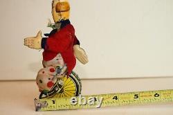 TPS Toys, 1950's Skippy The Tricky Cyclist Windup with Box, Original