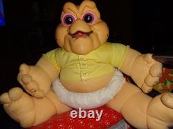 Talking Huggable Baby Sinclair 1991 Hasbro Disney Rare Find
