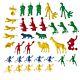 Tim Mee Toys Vintage Circus Figures Lot of 35 Timmee 1958 50s