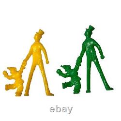 Tim Mee Toys Vintage Circus Figures Lot of 35 Timmee 1958 50s