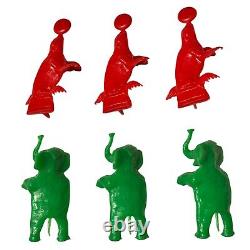 Tim Mee Toys Vintage Circus Figures Lot of 35 Timmee 1958 50s