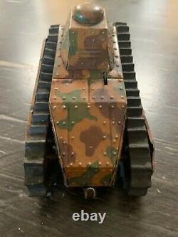 Tippco TCO Panzer Pre WWII Wind Up Tank 1930's Paint is in great condition