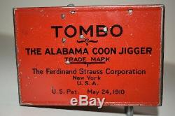 Tombo Alabama Jigger Tin Windup Ferdinand Strauss Pat 1910, Works, No Reserve