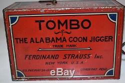 Tombo Jigger Windup Tin Toy, Pat. 1910, Ferdinand Strauss Co, No Reserve