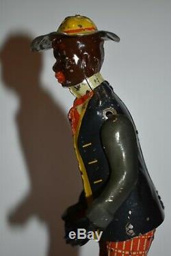 Tombo Jigger Windup Tin Toy, Pat. 1910, Ferdinand Strauss Co, No Reserve