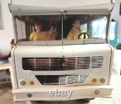 Tonka 1970's Press Steal Winnebago With Figures With Original Clothing & 2 Dogs