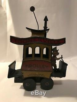 Toonerville Trolley Antique 1922 Tin WInd Up Toy