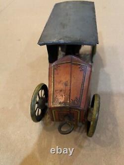 Toyland Pie Bakery Rare Tin Litho Wind Up Advertising Truck By Mohawk Toys 1919