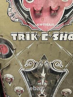 Trik-E-Shot Pinball Bagatelle Game Gotham Pressed Steel Corp Antique