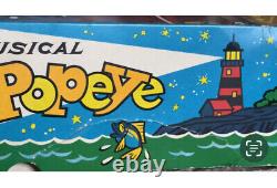 Two Musical S. S. Popeye The Sailorman Dolls Original Box 1960 Plays Music