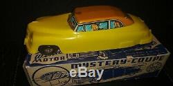 ULTRA RARE MARX MYSTERY COUPE TIN & PLASTIC 1950's CAR FLIPPING ROOF ACTION MIB