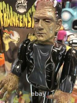 Universal monsters Tin Wind Up Frankenstein Figure Toy with Box Old Vintage