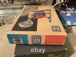 Unused Rare Vintage 1971 Nintendo Toy N&B Block Spaceship Clock Japan SEALED