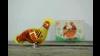 Ussr Vintage Tin Litho Rooster Wind Up Toy W Key And Box