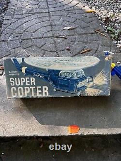 VERY RARE 1960s Toy Show Sample Attack Chopper With Original Box