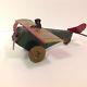VERY RARE! Ferdinand Strauss Corp 43 Mail Plane Tin Wind Up Toy Vintage