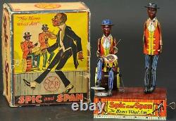 VERY RARE Vintage Marx, SPIC and SPAN DANCERS The Hams What Am with Original Box